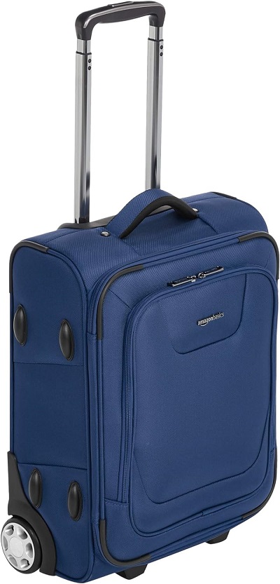 5. The Amazon Basics Carry-on Soft Surface Luggage 